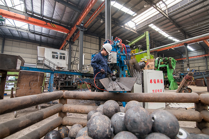 吴江网架配件-螺栓球加工车间